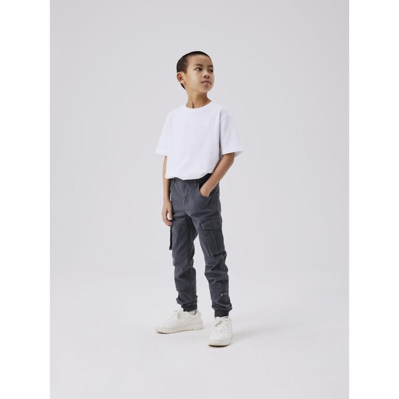 Παντελόνι cargo αγόρι name it-13151735-Lava Smoke φωτογραφία