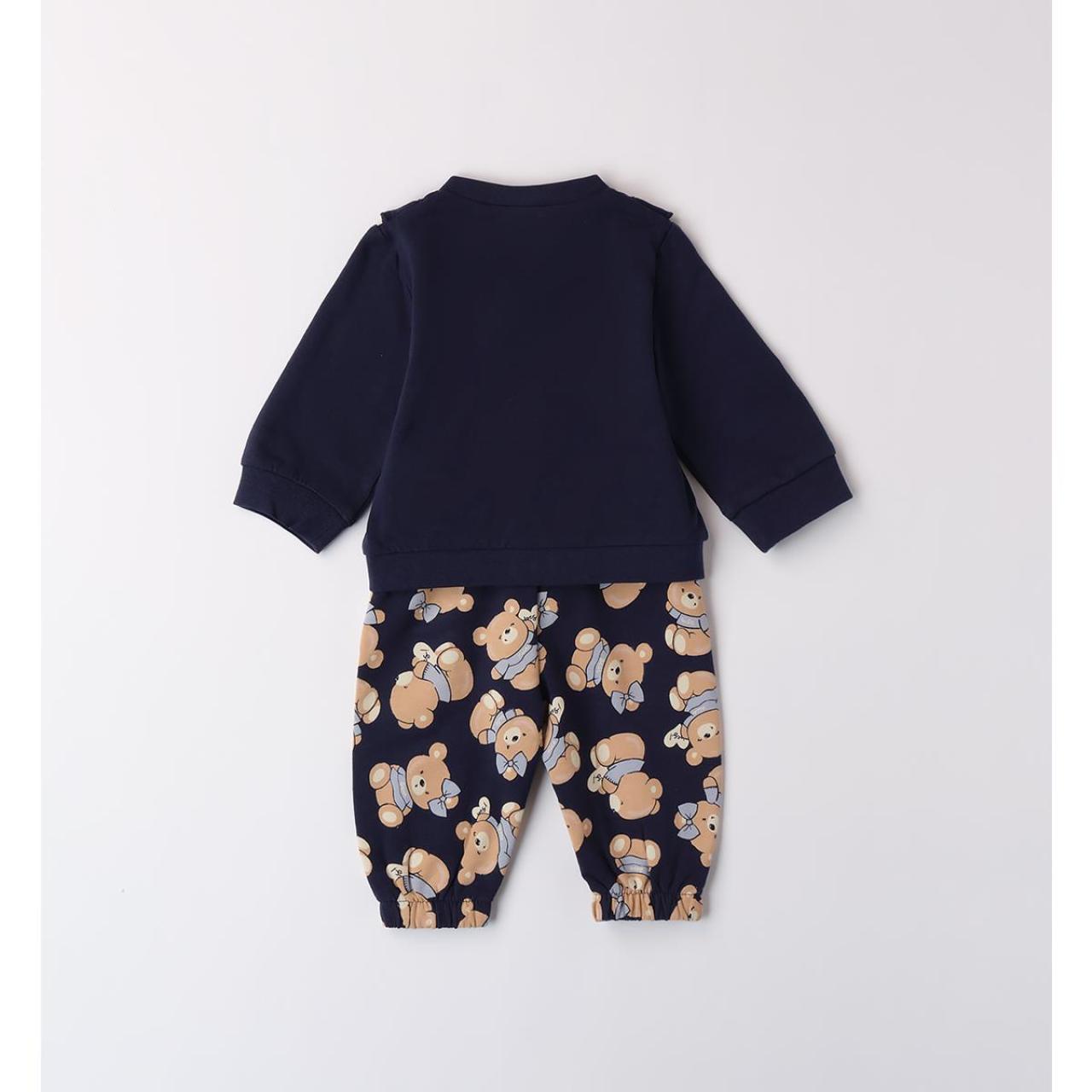 Σετ φούτερ μπεμπέ κορίτσι I DO-4.A252-3558-Navy φωτογραφία