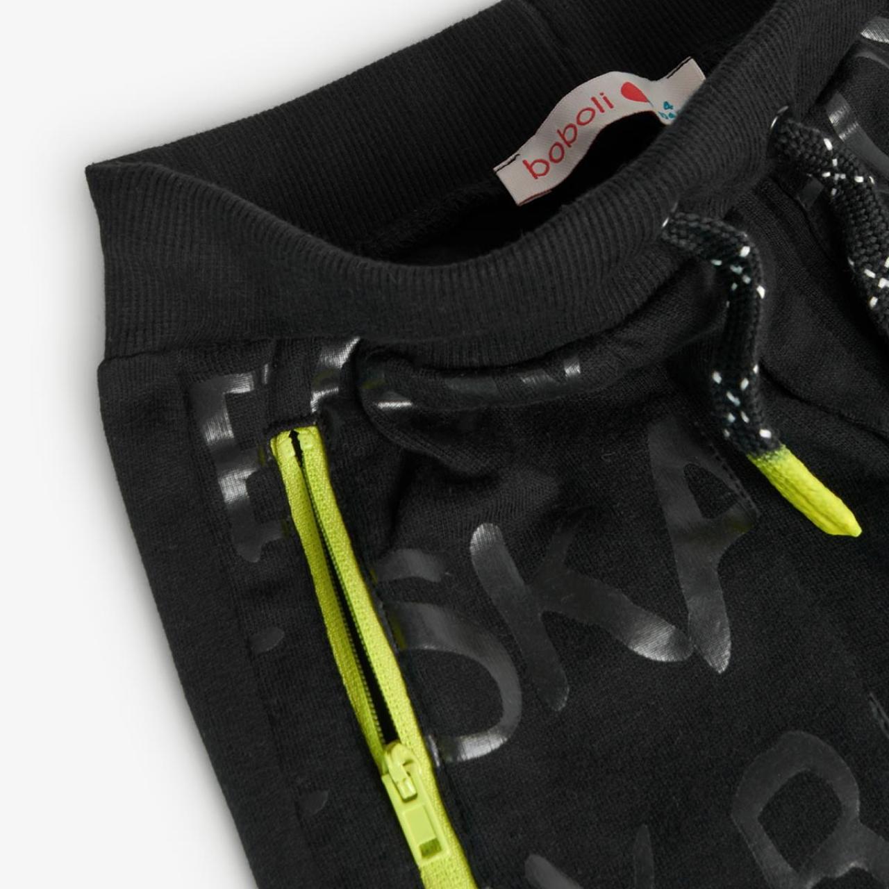 Παντελόνι φούτερ αγόρι Boboli-519050-890-Black φωτογραφία