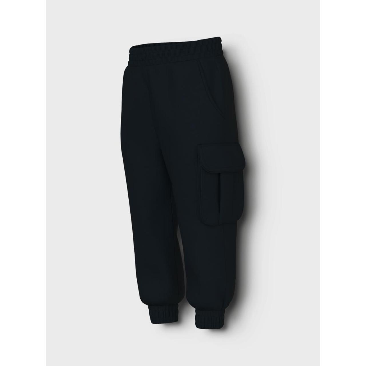 Παντελόνι φούτερ cargo αγόρι Name it-13232846-Black φωτογραφία