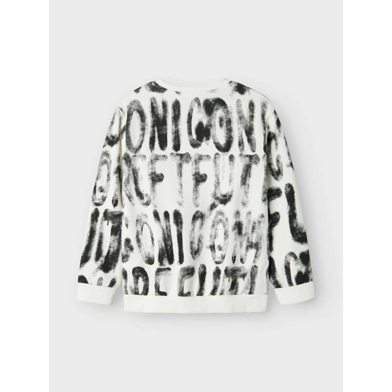 Μπλούζα φούτερ αγόρι Name it-13232167-Jet Stream-organic cotton φωτογραφία