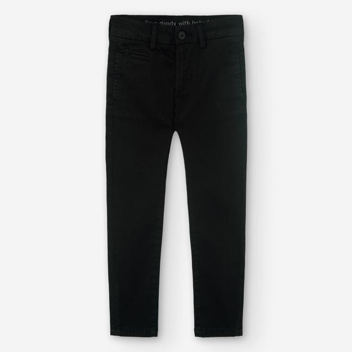 Παντελόνι chino υφασμάτινο Boboli-739054-890-Black