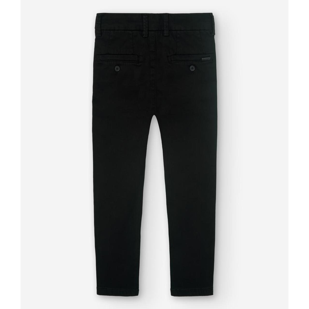 Παντελόνι chino υφασμάτινο Boboli-739054-890-Black φωτογραφία