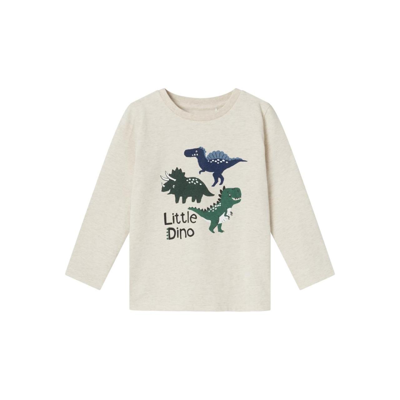 Name it Μπλούζα μακό αγόρι name it-13232588-Peyote Melange-organic cotton