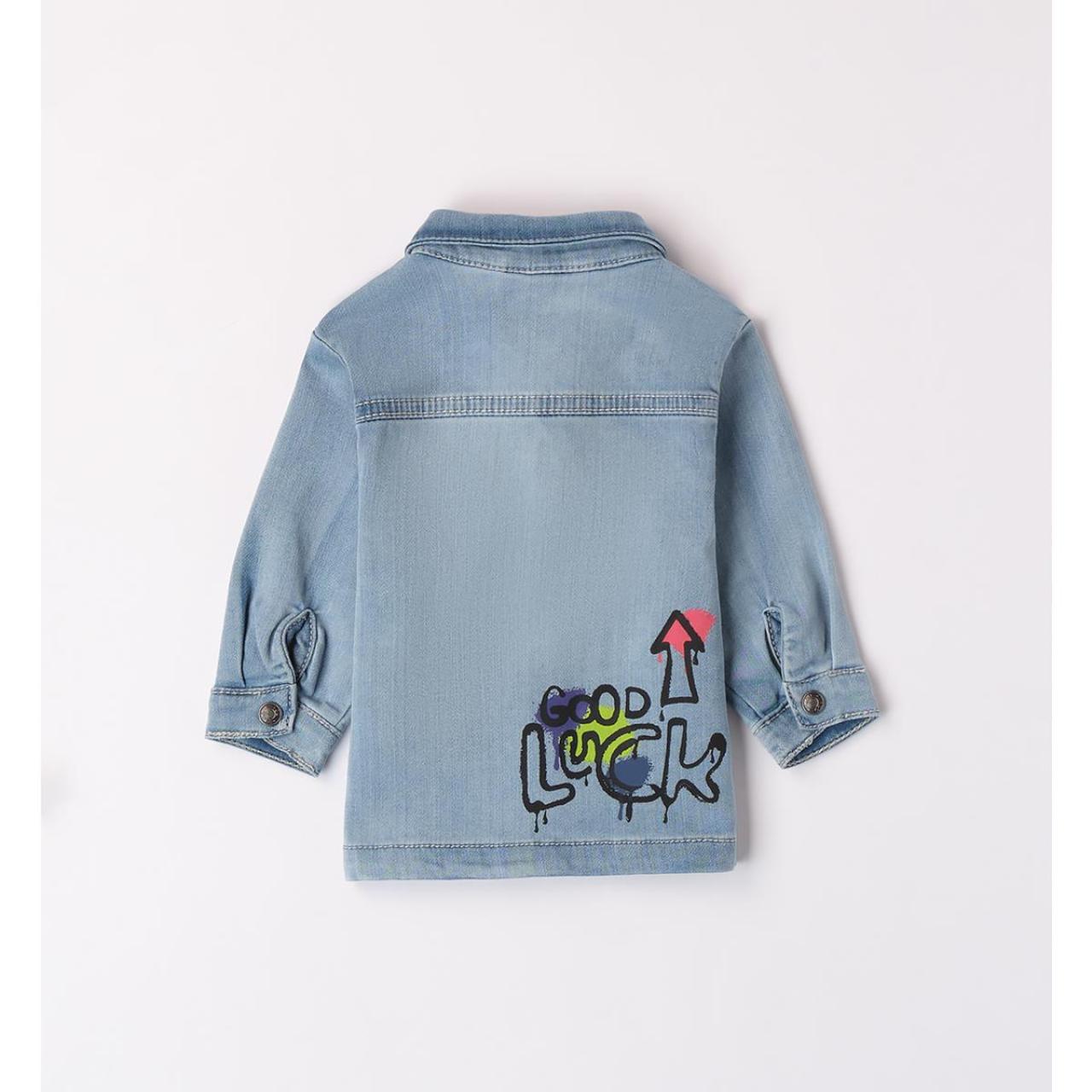 Πουκάμισο μπεμπέ τζιν αγόρι I DO-4.A202-7350 φωτογραφία