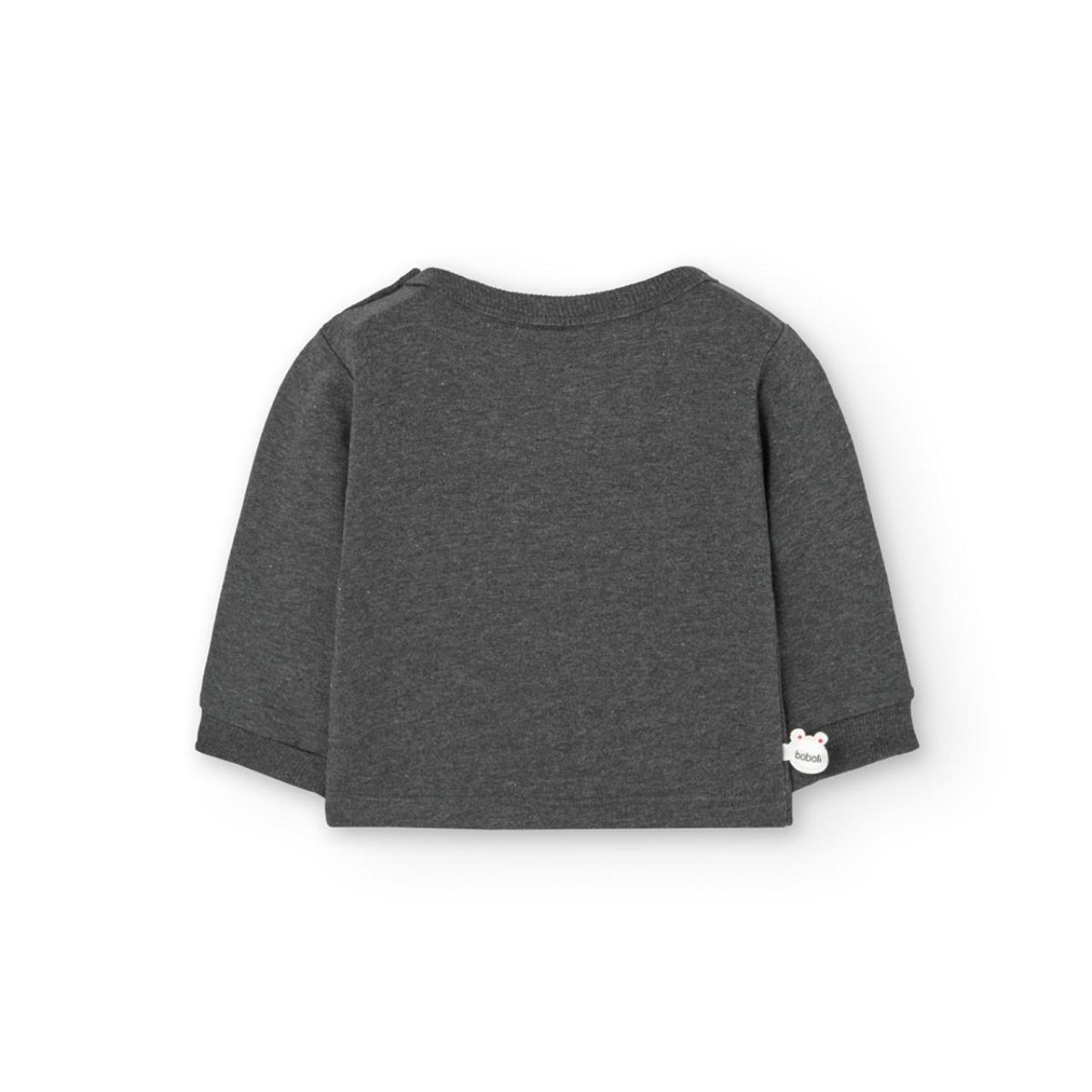 Σετ μπεμπέ φόρμα φούτερ αγόρι Boboli-149138-8124-Grey φωτογραφία