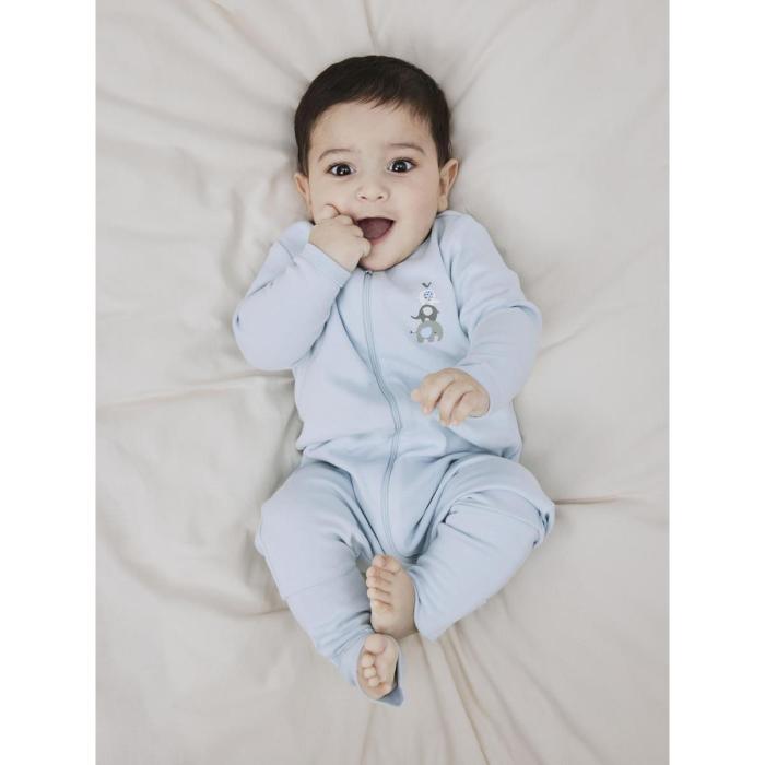 Φορμάκια σετ 2 τεμ. μπεμπέ αγόρι Name it-13232743-Baby Blue-organic cotton