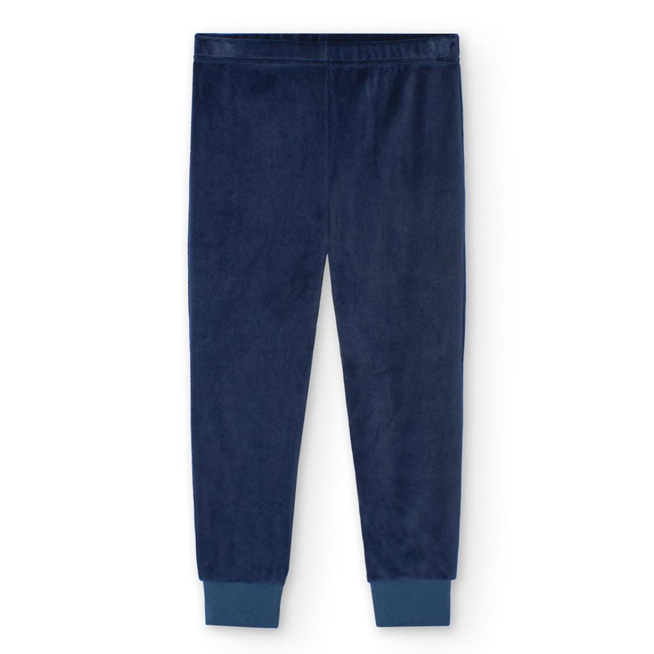 Πιτζάμα βελουτέ αγόρι Boboli-939135-9474-Navy φωτογραφία