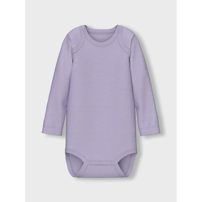 Σετ 3 τεμ. φορμάκια μπεμπέ κορίτσι name it-13232735-Pastel Lilac-organic cotton