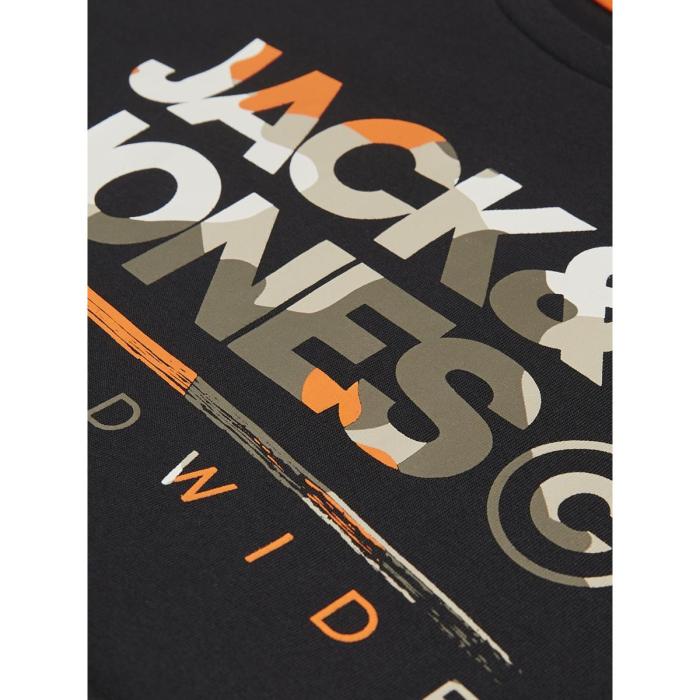 Μπλούζα μακό αγόρι JACK & JONES-12259498-Black