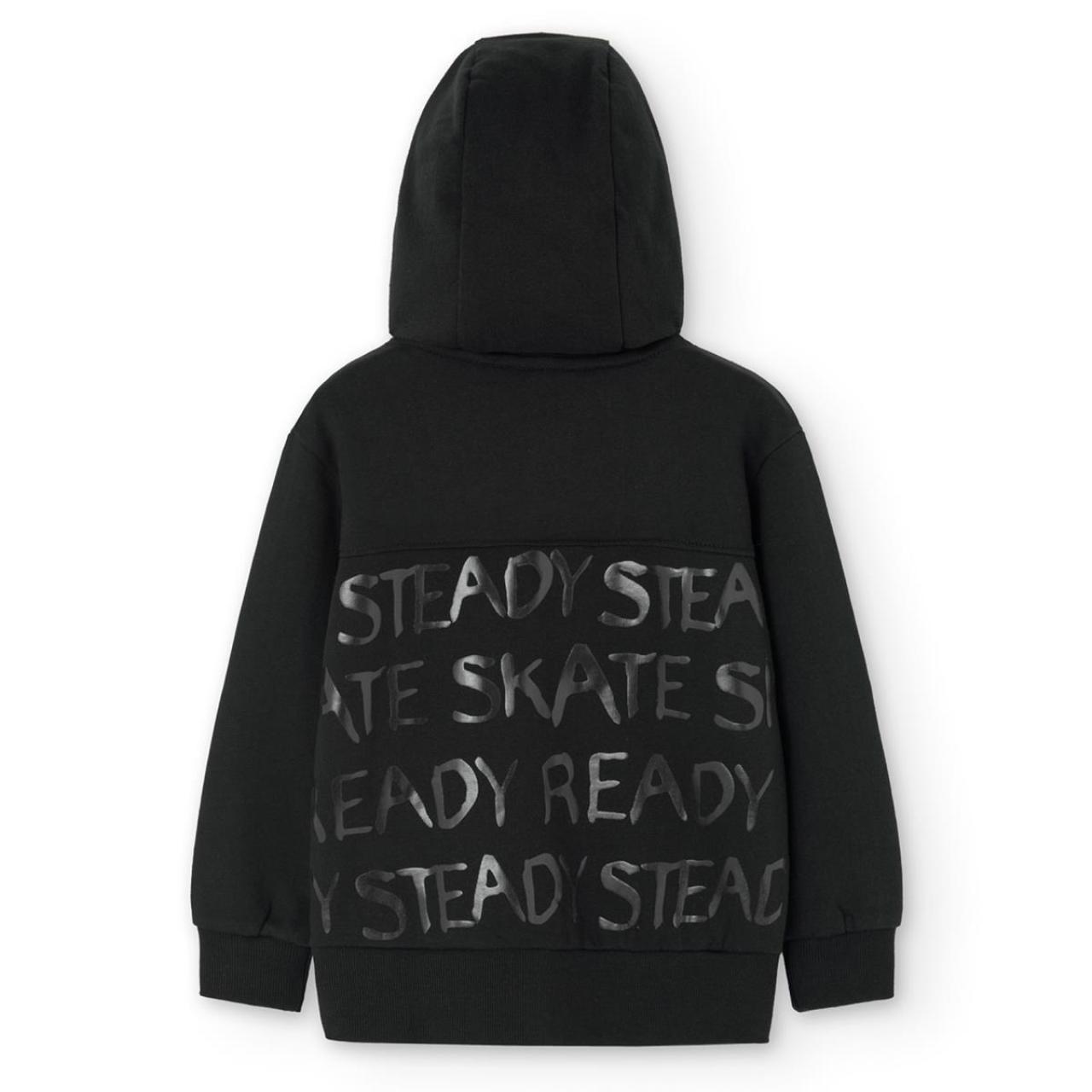 Ζακέτα φούτερ αγόρι Boboli-519117-890-Black φωτογραφία