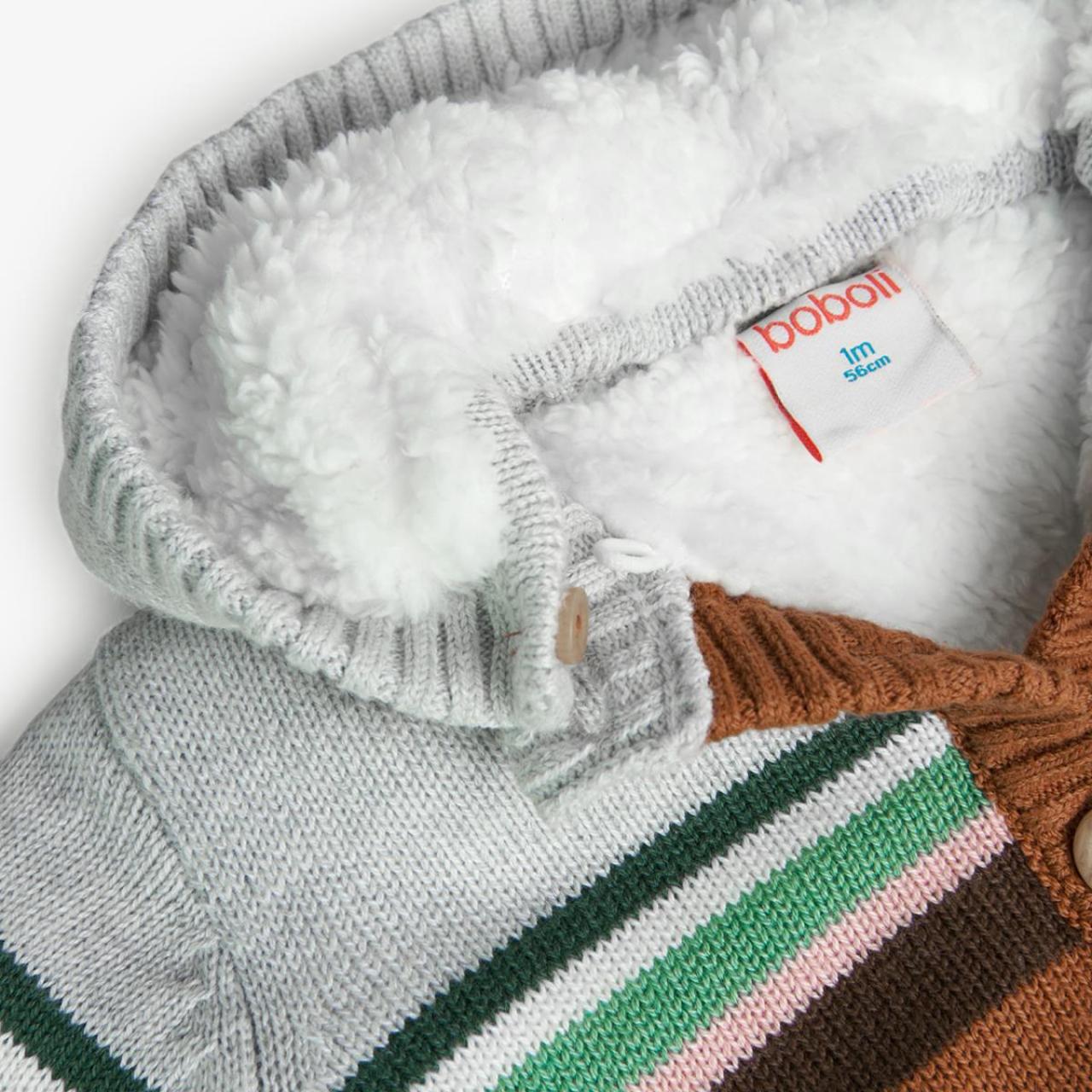 Ζακέτα μπεμπέ πλεκτή κορίτσι Boboli-129002-7359-Multicolor φωτογραφία