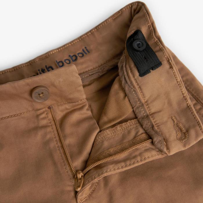 Παντελόνι υφασμάτινο chino Boboli-739054-7422-Brown