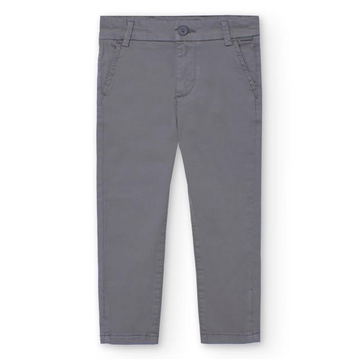 Παντελόνι chino υφασμάτινο αγόρι Boboli-739021-8119-Grey