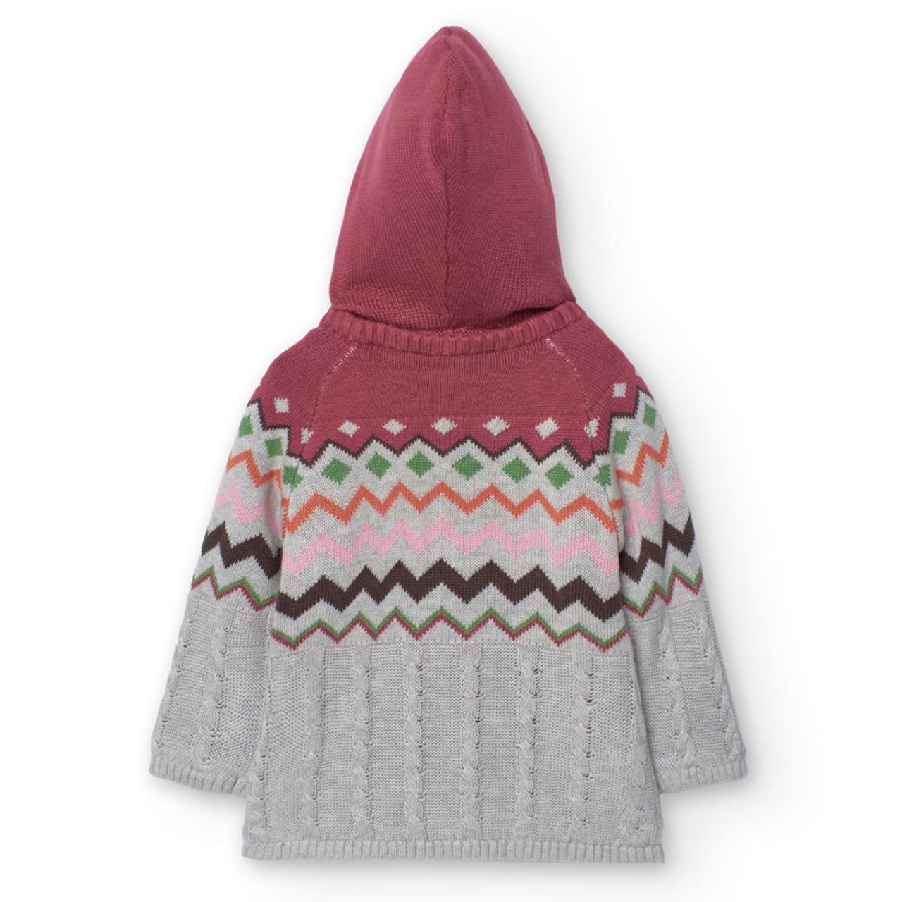 Ζακέτα πλεκτή κορίτσι Boboli-239172-7359-Multicolor φωτογραφία