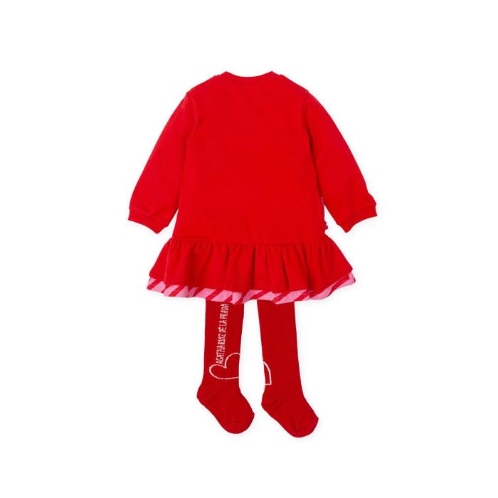 Φόρεμα φούτερ κορίτσι AGATHA RUIZ DE LA PRADA-9285W24-Red