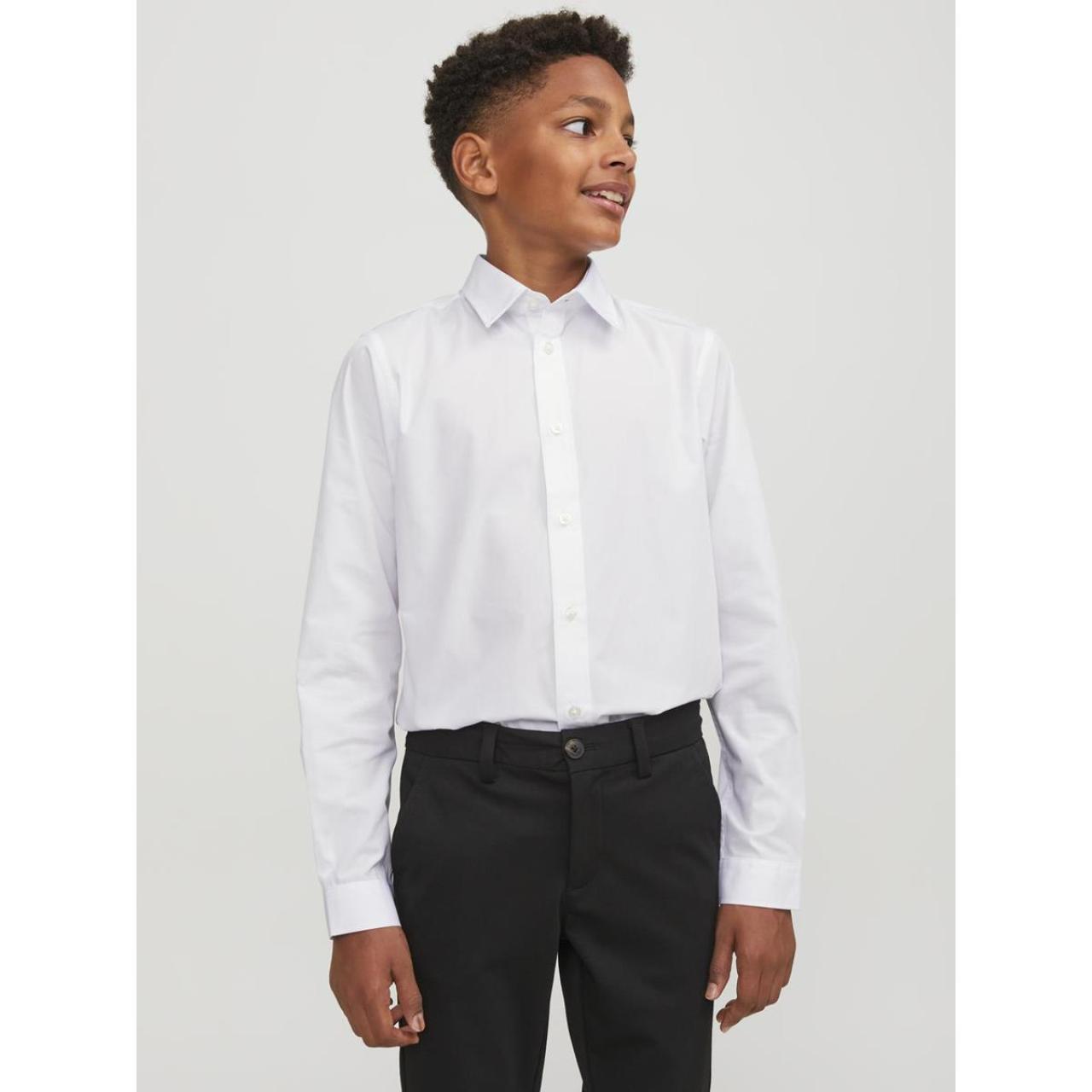 Πουκάμισο λευκό αγόρι Jack & Jones-12252680-White φωτογραφία