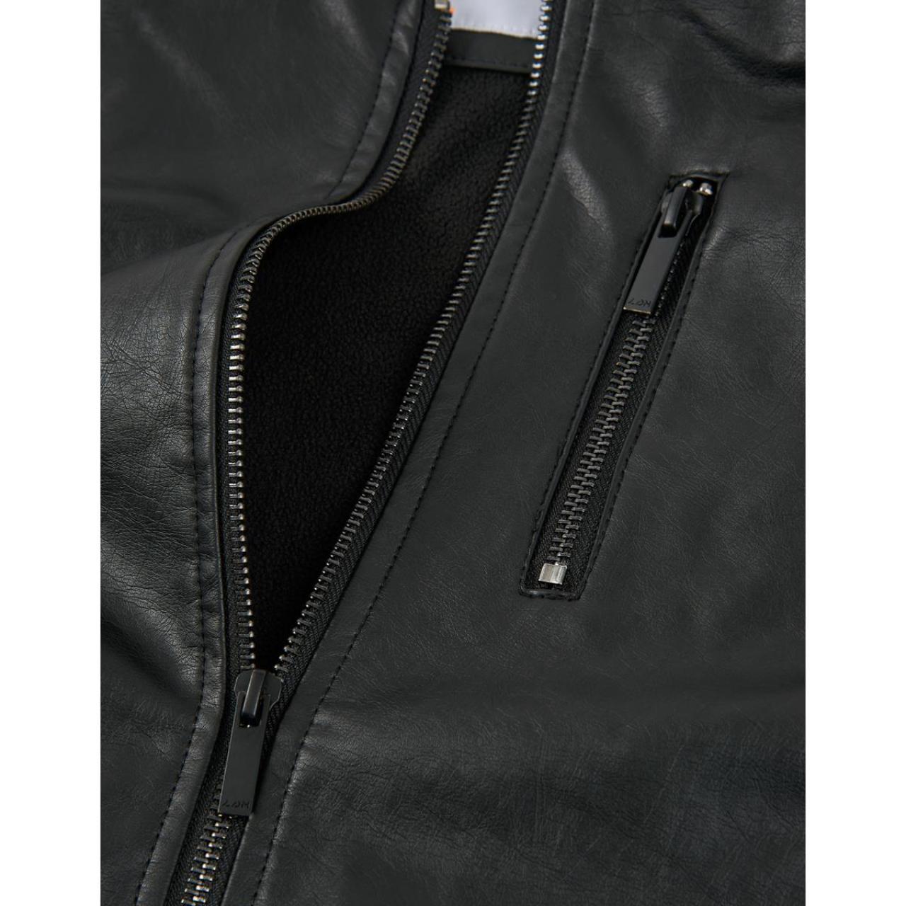 Μπουφάν δερματίνη αγόρι Losan-LJBAP0501_24007-BLACK φωτογραφία