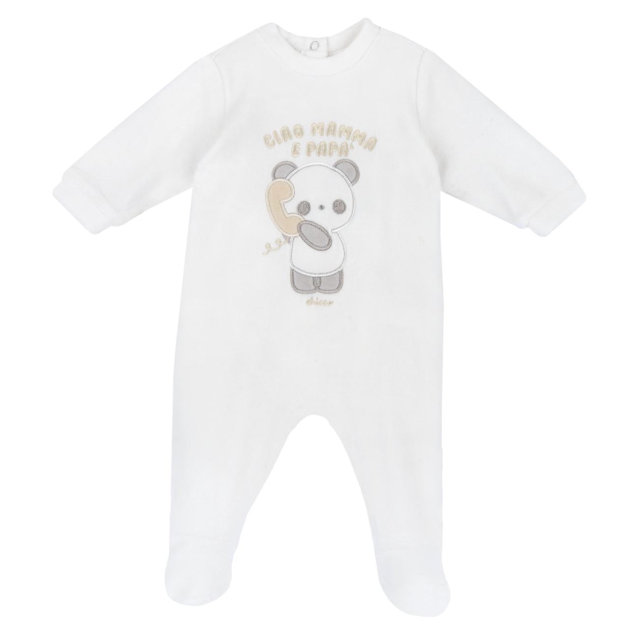 Chicco Φορμάκι μπεμπέ βελουτέ unisex Chicco-07859-030-Ecru