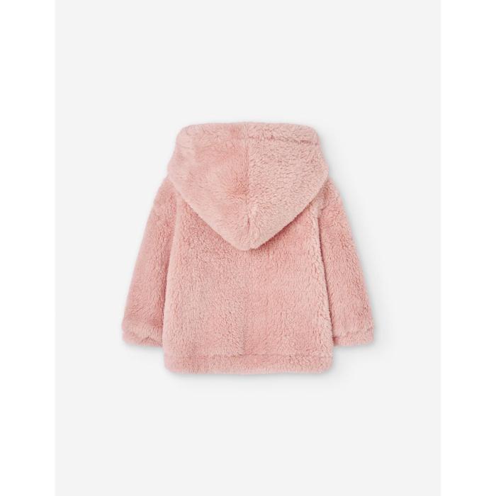 Πανωφόρι-γουνάκι μπεμπέ fleece κορίτσι Losan-LBGAP0201_24006-PINK