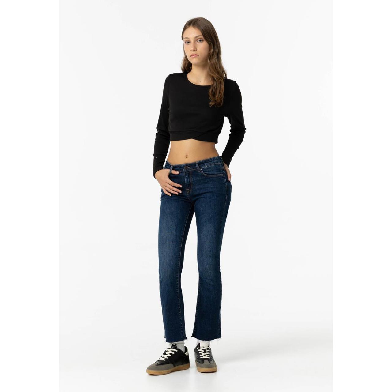 Μπλούζα ριπ πλεκτή κορίτσι Tiffosi-10057089-000-Black φωτογραφία