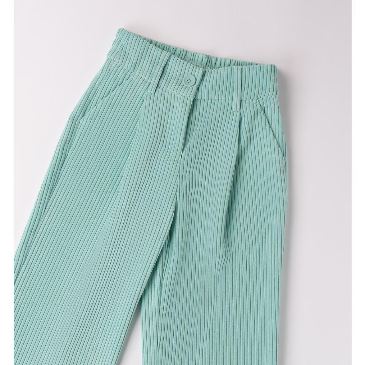 Παντελόνα κοτλέ κορίτσι I DO-4.A883-4143-Turquoise φωτογραφία