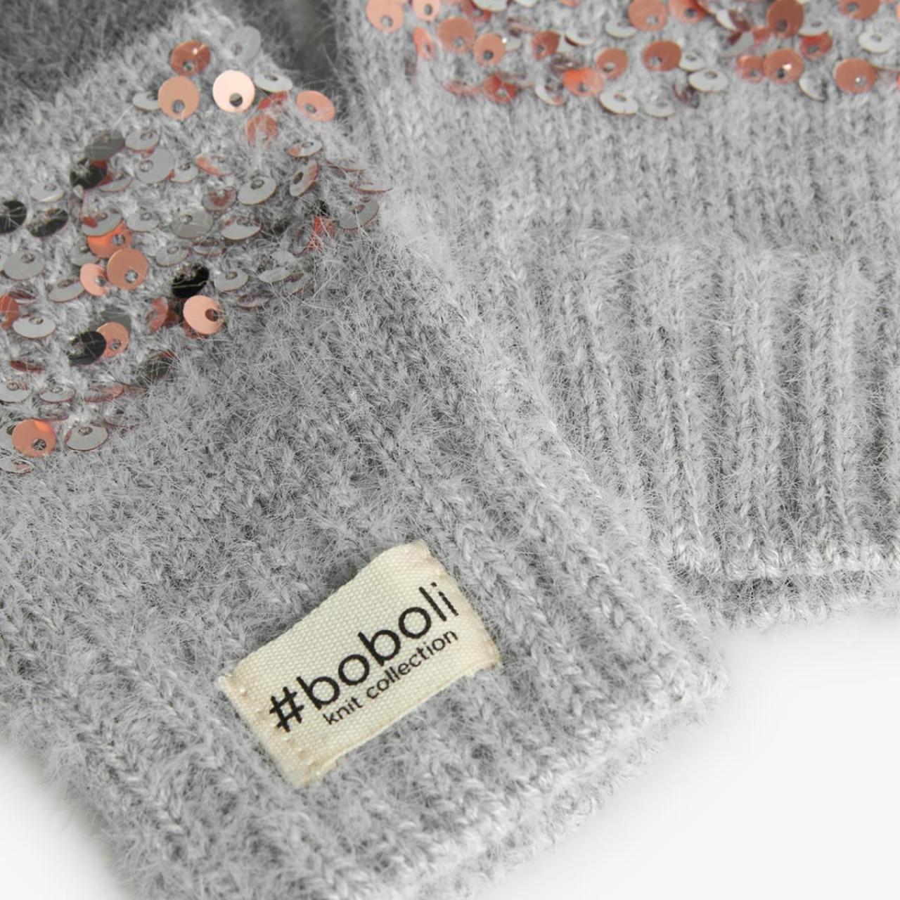 Γάντια πλεκτά κορίτσι Boboli-490575-8125-Grey φωτογραφία