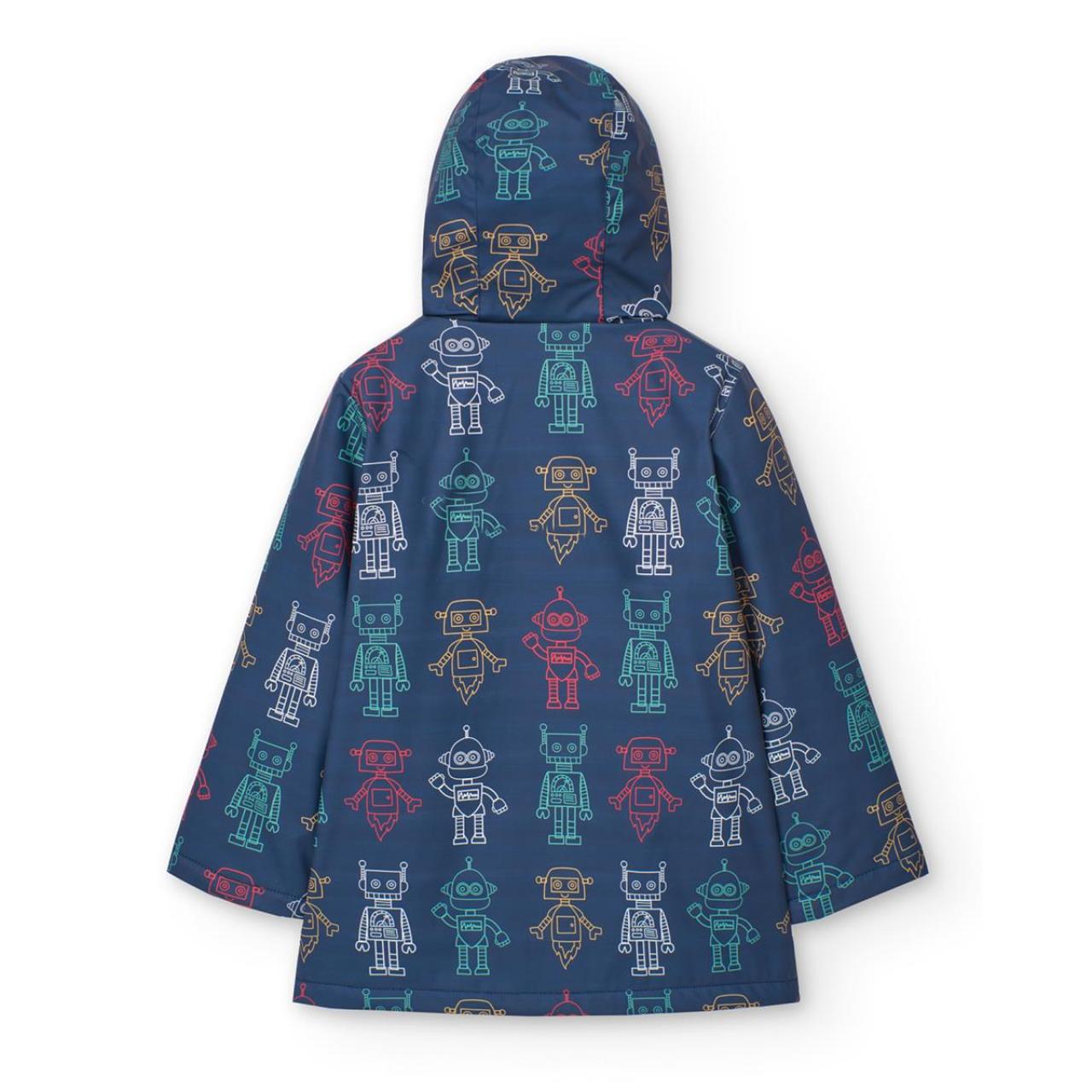 Αδιάβροχη καπαρντίνα αγόρι Boboli-390215-9438-Blue/Green φωτογραφία