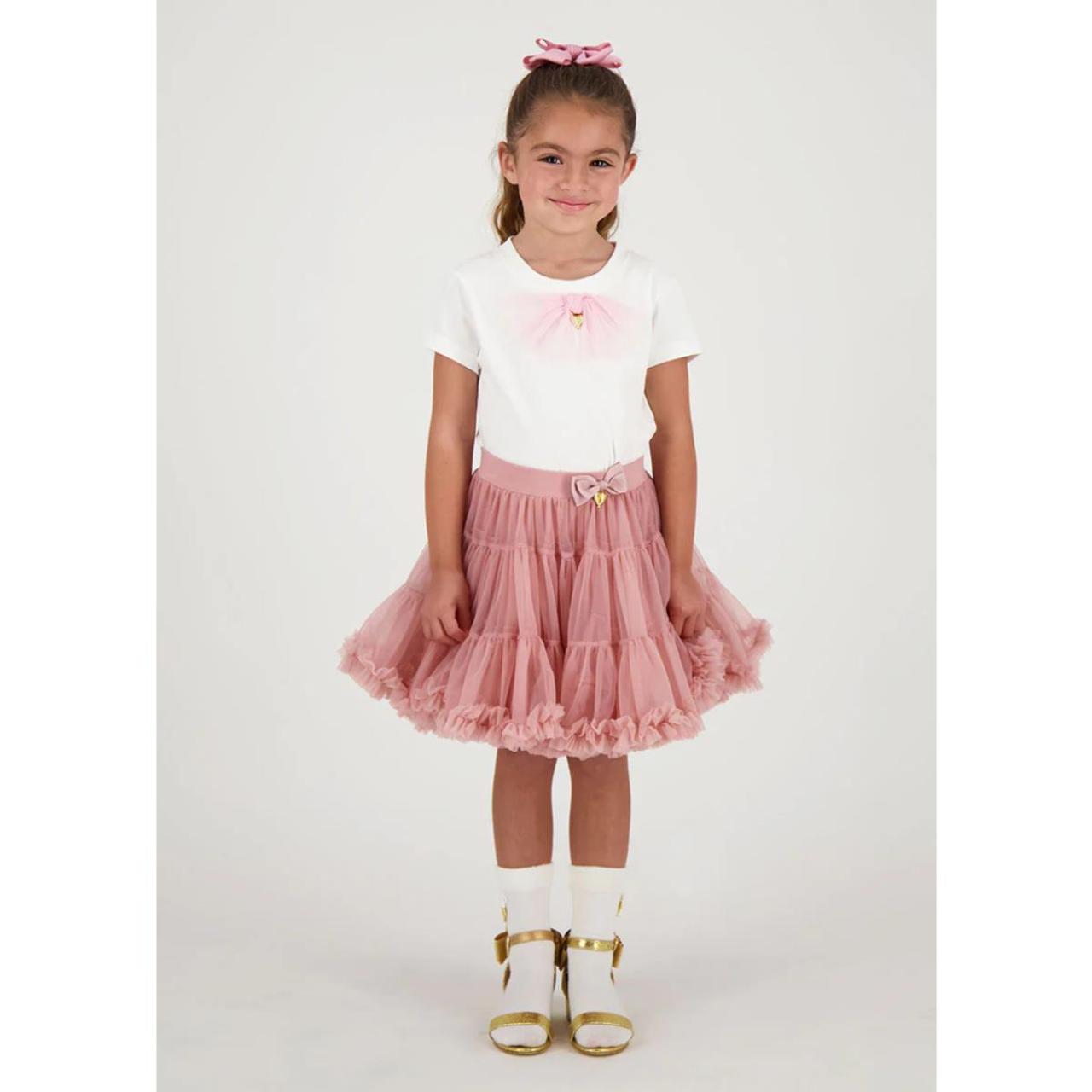 Φούστα tutu κορίτσι Angel's Face-Pixie Tutu Skirt-Tea Rose φωτογραφία