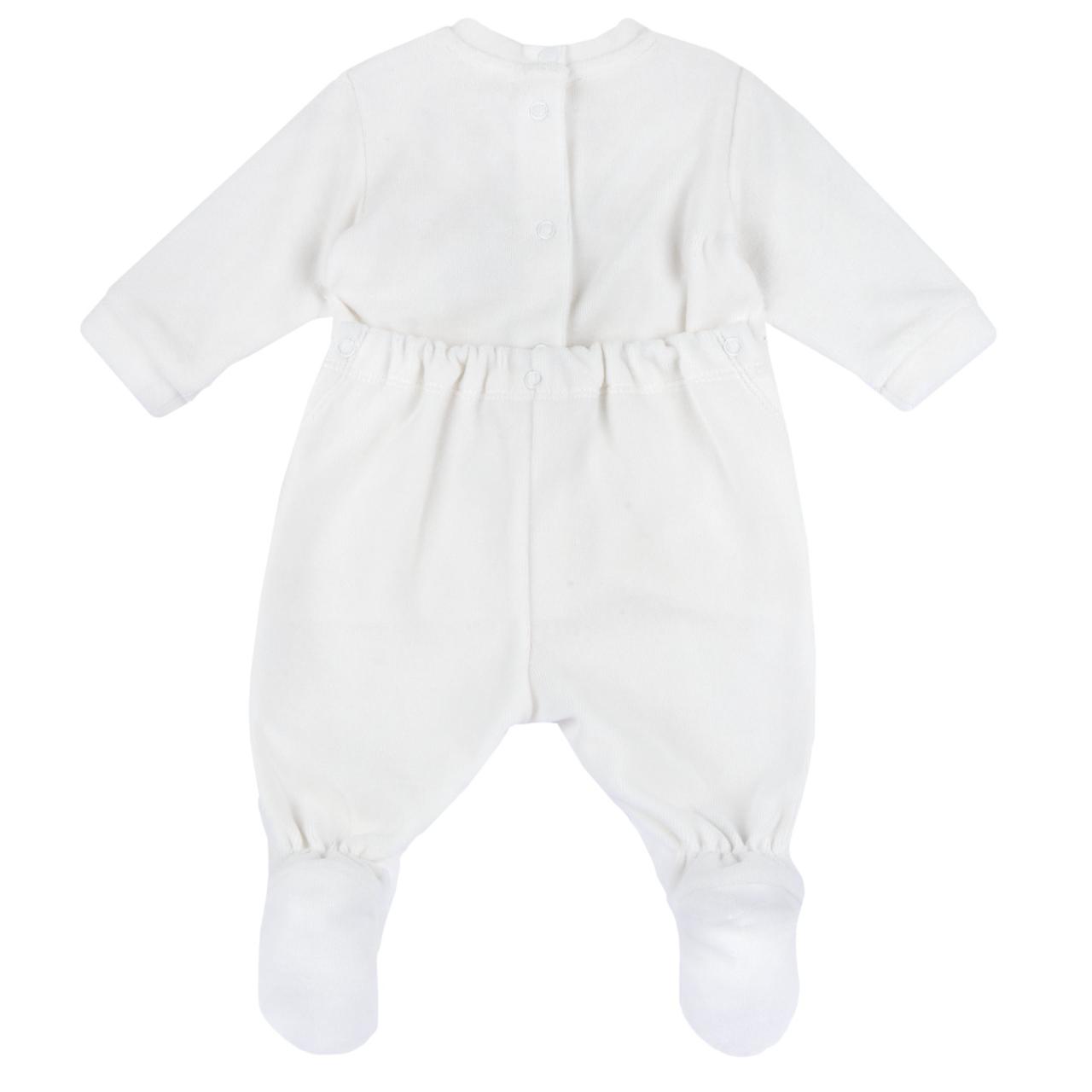 Φορμάκι μπεμπέ βελουτέ unisex Chicco-07859-030-Ecru φωτογραφία
