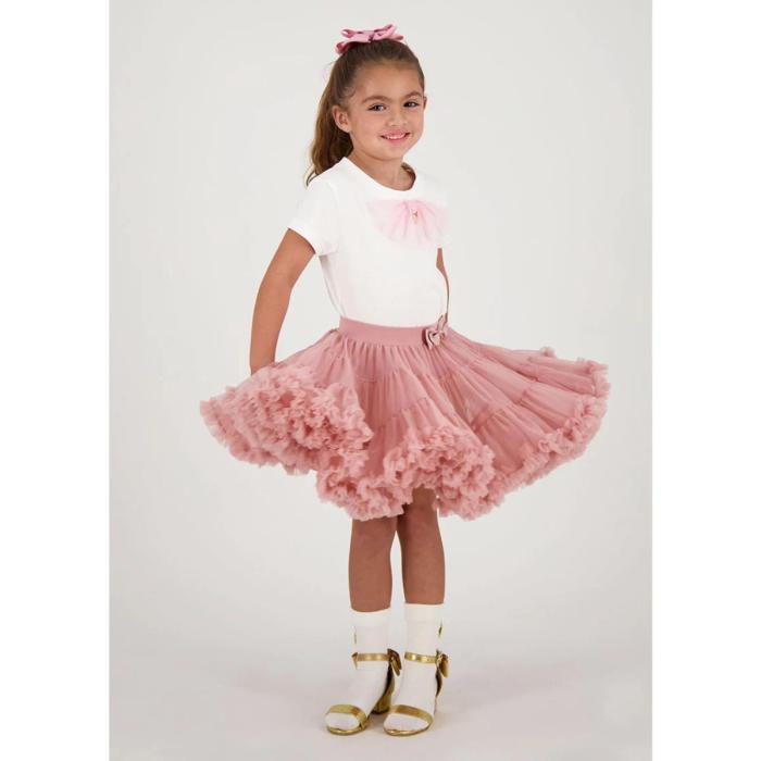 Φούστα tutu κορίτσι Angel's Face-Pixie Tutu Skirt-Tea Rose