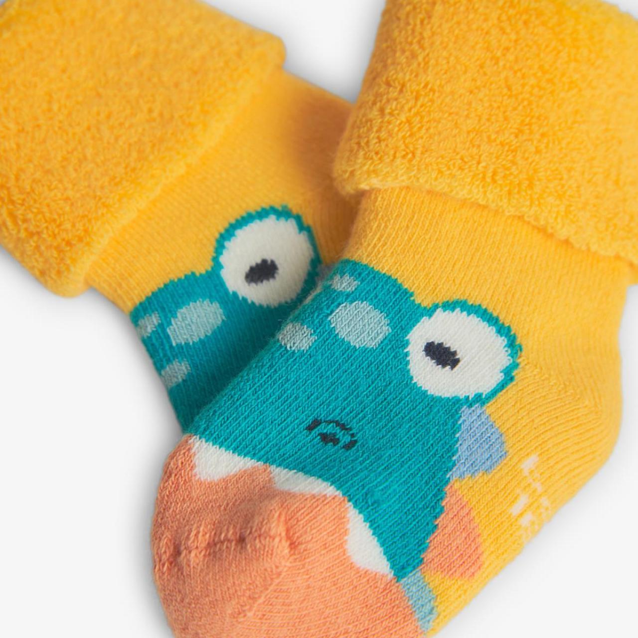 Κάλτσες 2τεμ. μπεμπέ αγόρι Boboli-199009-1205-Yellow φωτογραφία