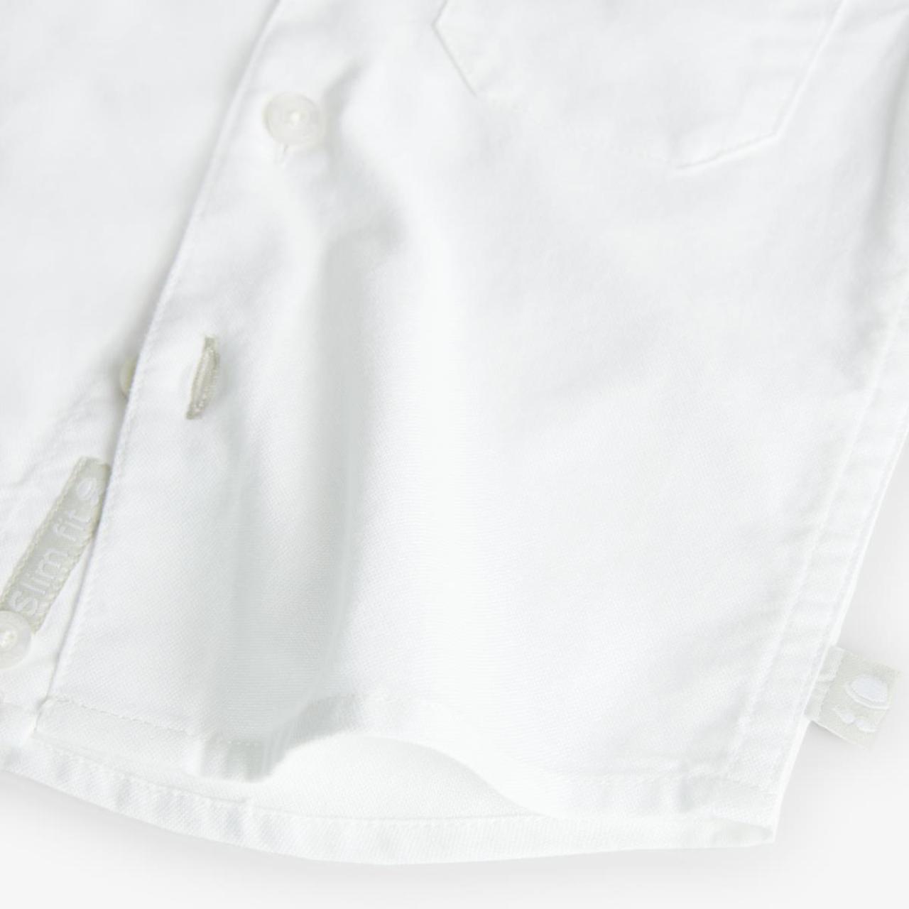 Πουκάμισο υφασμάτινο αγόρι Boboli-719153-1100-White φωτογραφία