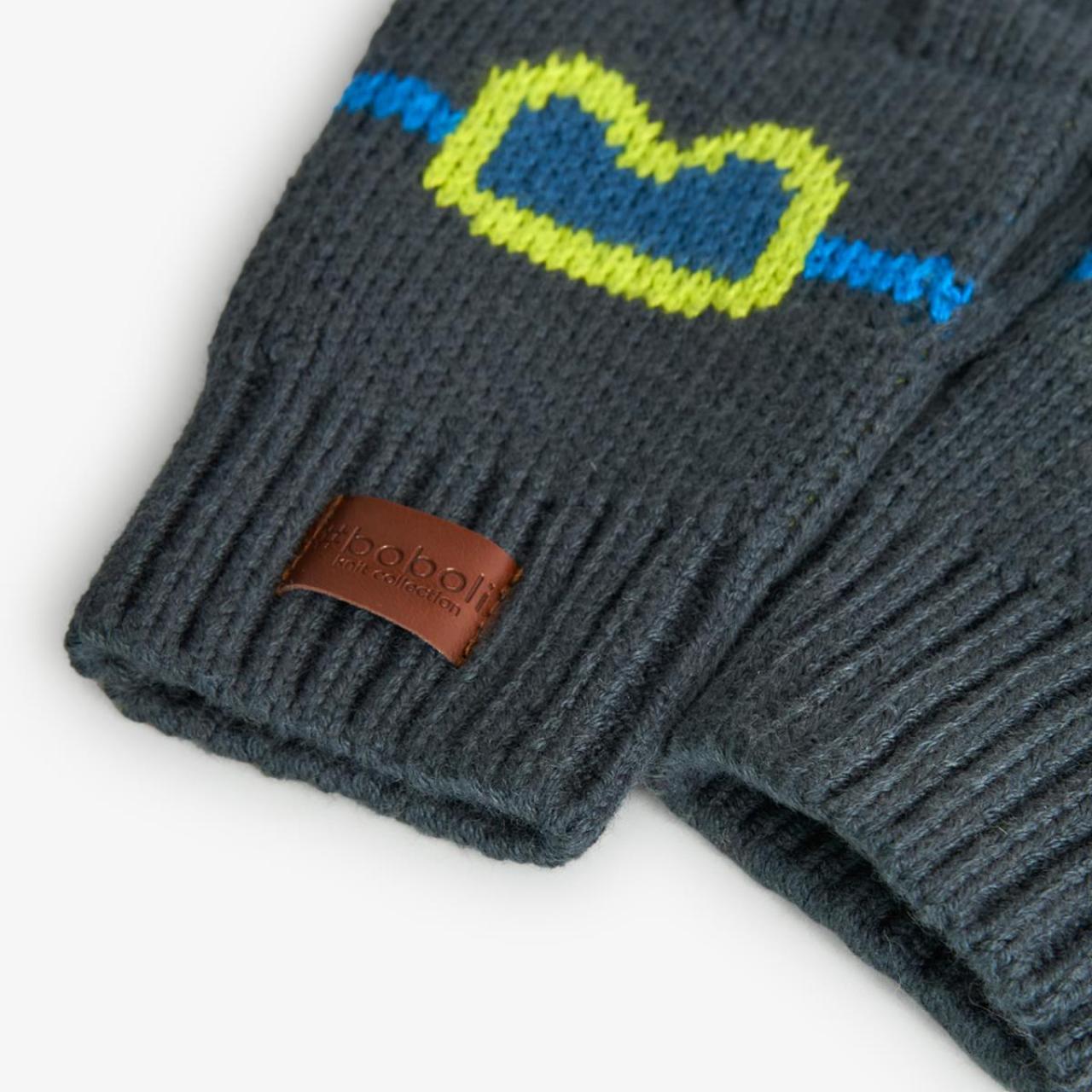 Γάντια πλεκτά αγόρι Boboli-590633-8116-Grey φωτογραφία