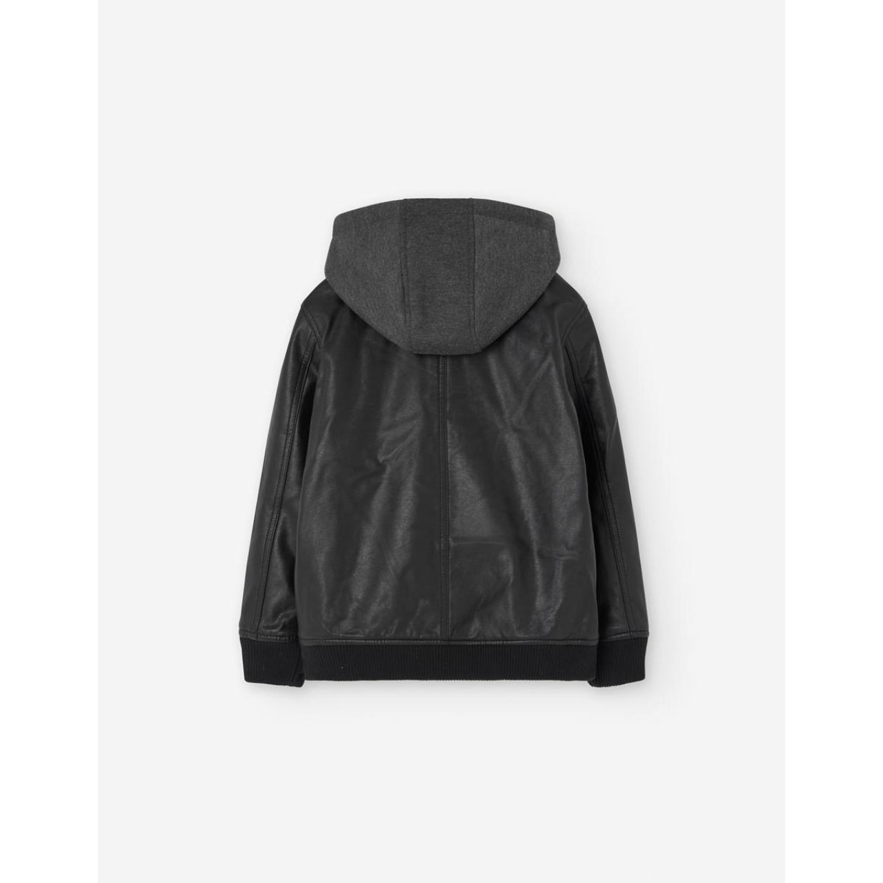 Μπουφάν δερματίνη αγόρι Losan-LKBAP0101_24008-BLACK φωτογραφία