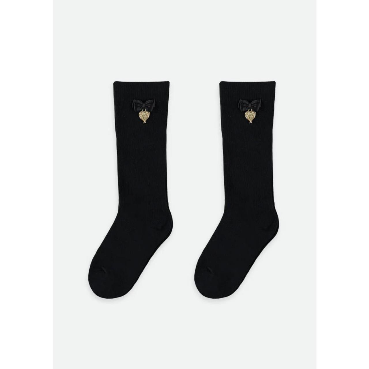 Angel's Face Κάλτσες ψηλές κορίτσι Angel's Face-Socks Charming Black