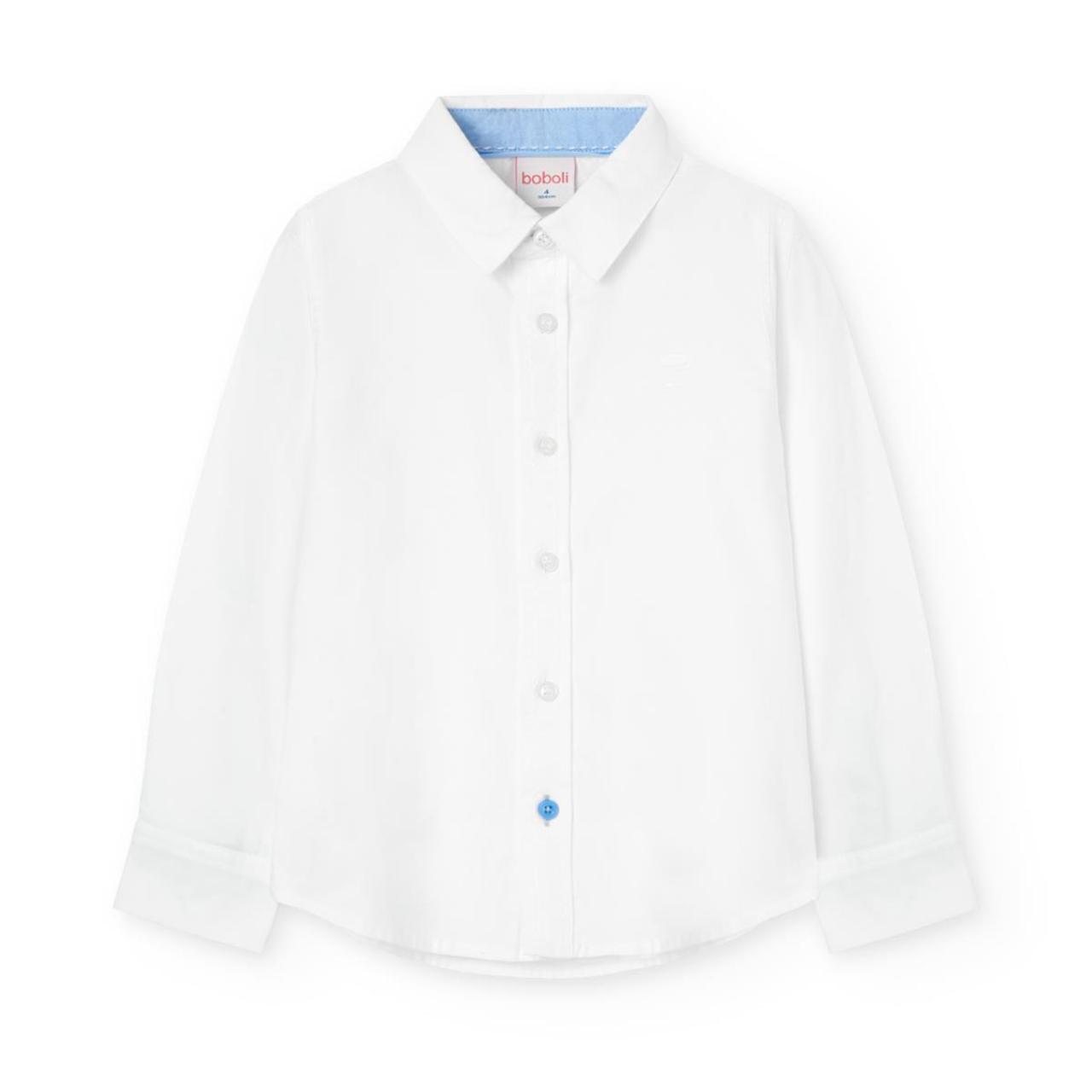 BOBOLI Πουκάμισο υφασμάτινο αγόρι Boboli-739010-1100-White