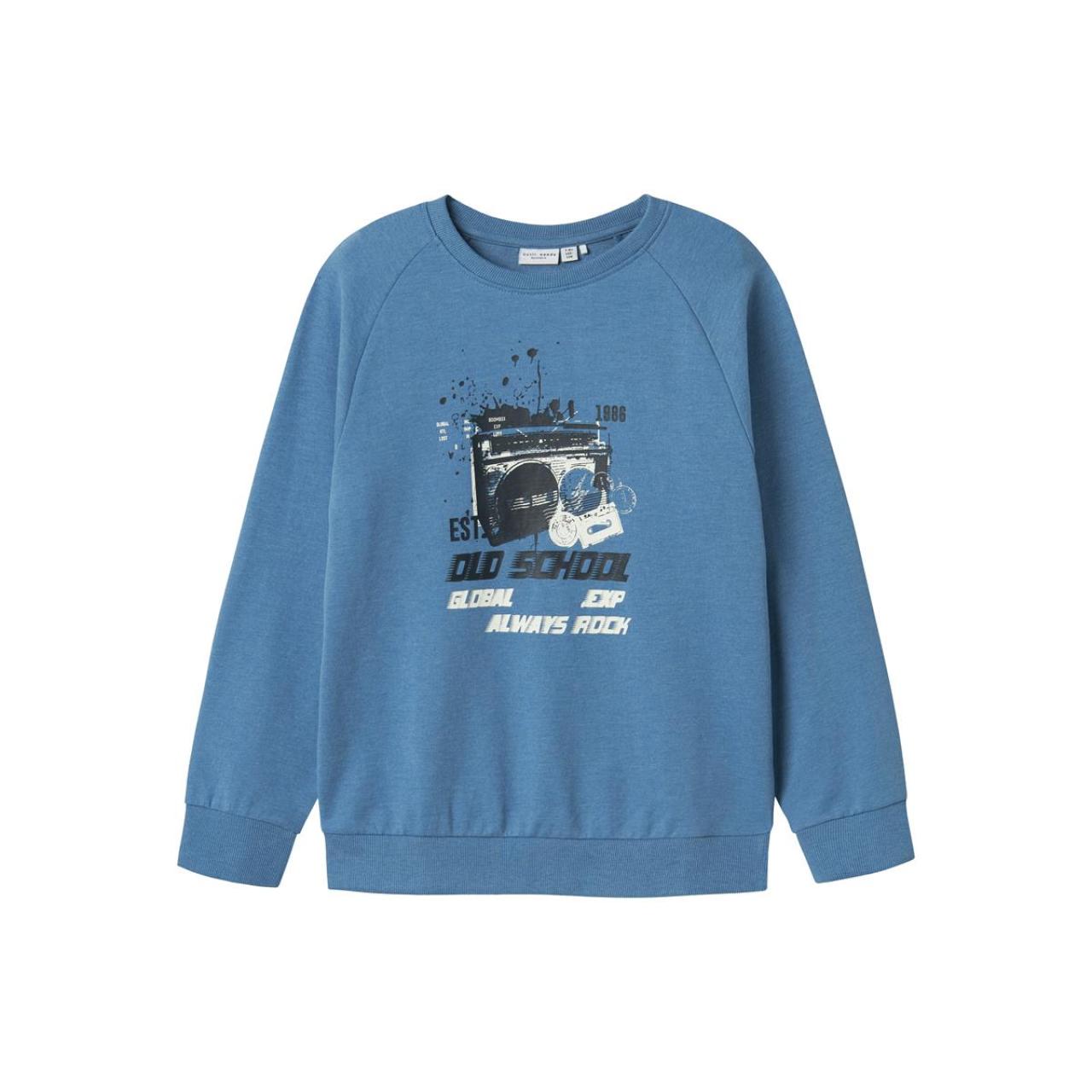 Name it Μπλούζα φούτερ αγόρι Name it-13231401-Coronet Blue