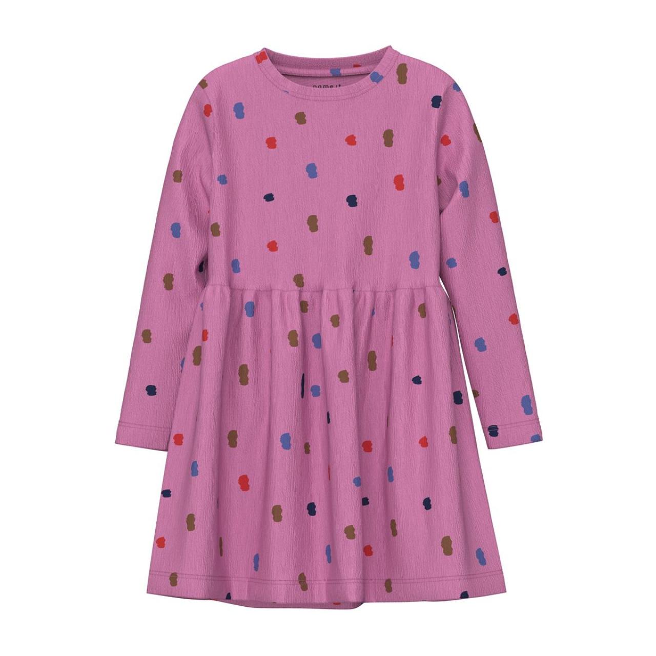 Name it Φόρεμα μακό κορίτσι name it-13231108-Fuchsia Pink
