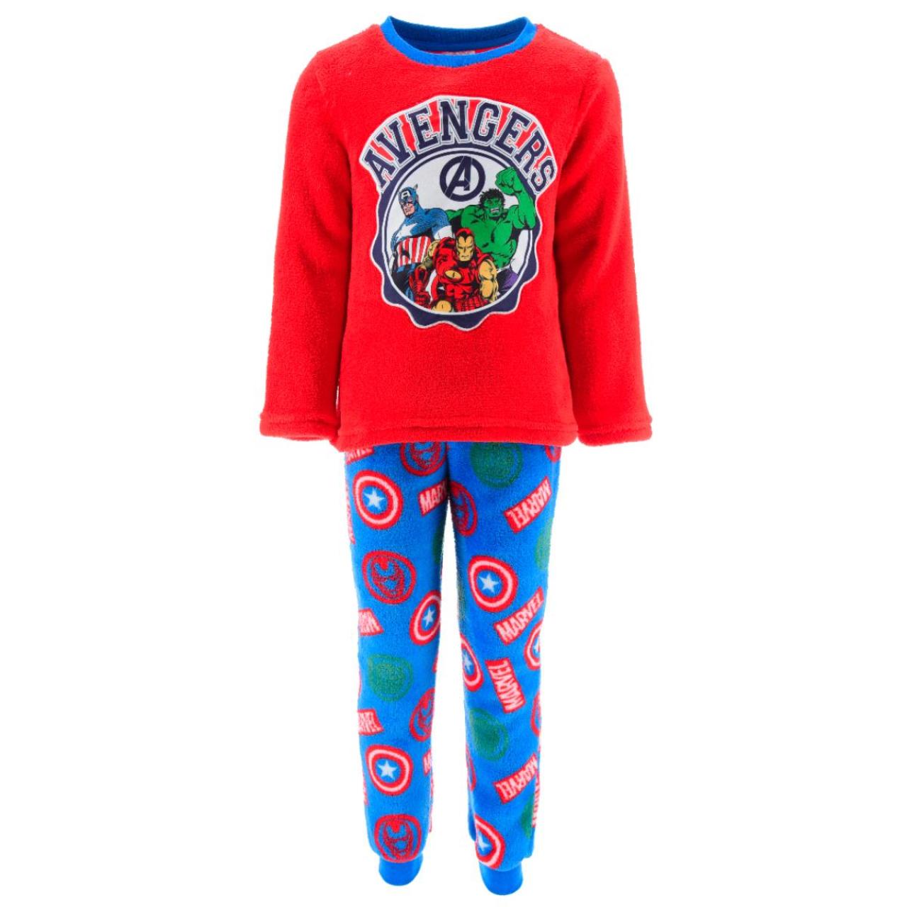 SUPER HEROES Πιτζάμα fleece αγόρι Avengers-XH20006-RED