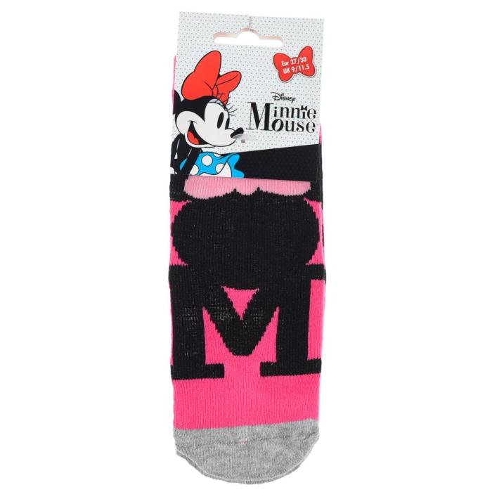 Κάλτσες αντιολισθητικές κορίτσι Minnie Mouse-XH0625-FUCSHIA