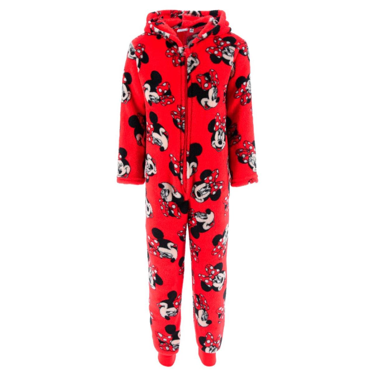 SUPER HEROES Φόρμα ολόσωμη fleece κορίτσι Minnie Mouse-XH20051-RED