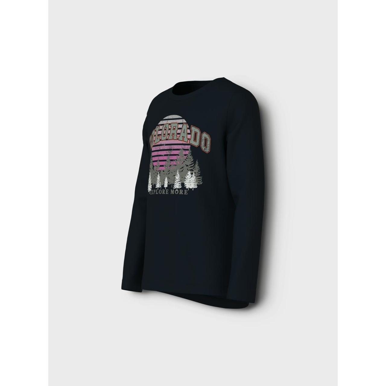 Μπλούζα μακό 2 τεμ.κορίτσι name it-13235578-Black φωτογραφία