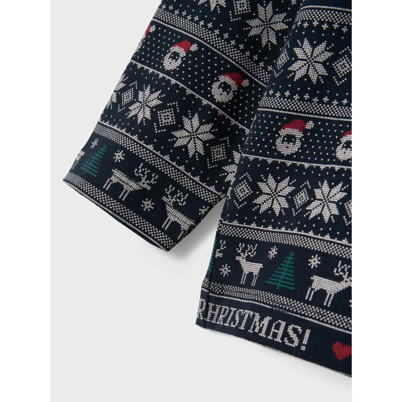 Πιτζάμα μακό Christmas unisex name it-13234981-Dark Sapphire φωτογραφία
