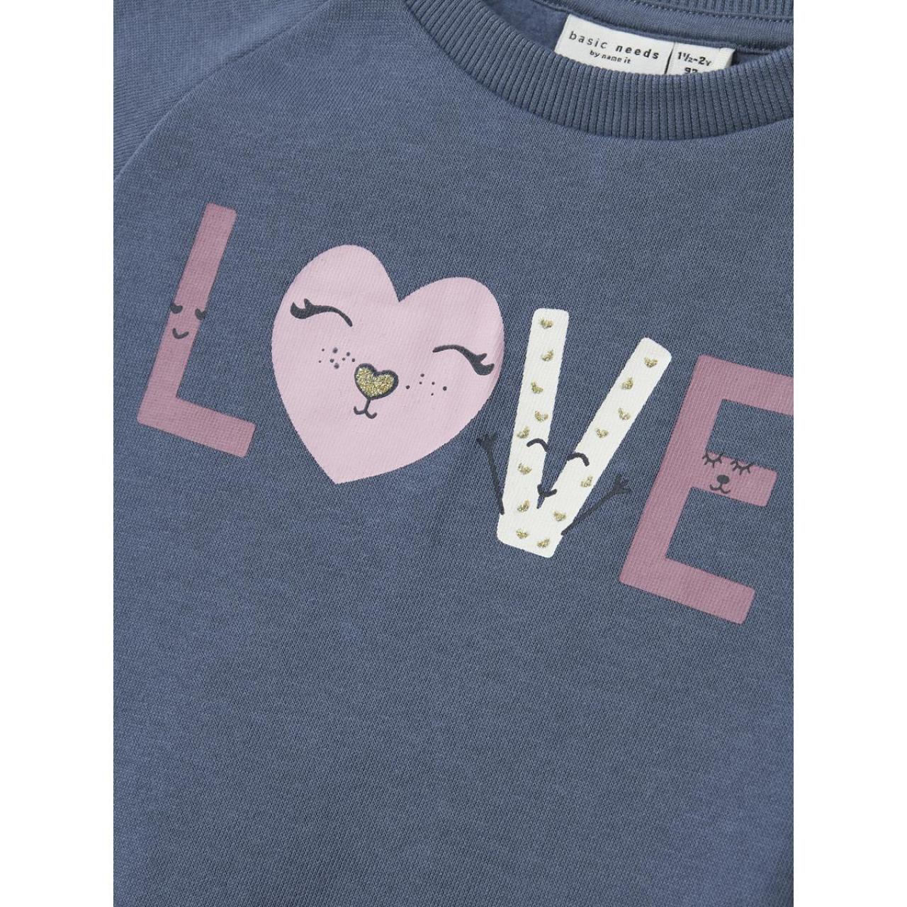 Μπλούζα φούτερ κορίτσι name it-13234422-Wild Wind φωτογραφία