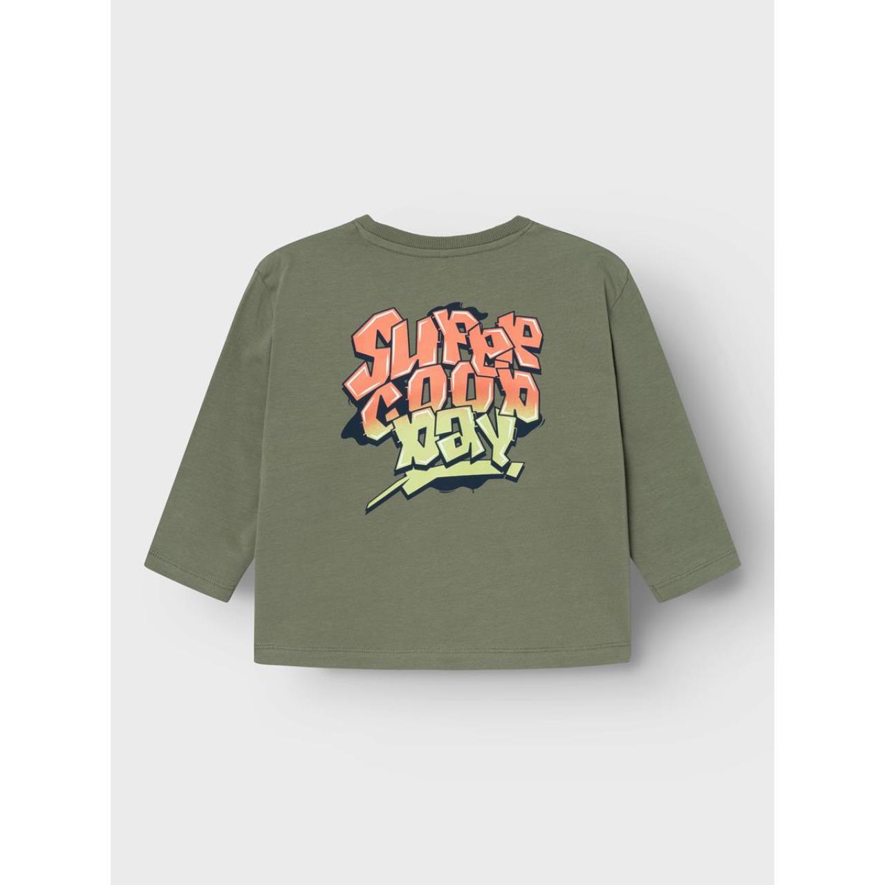 Μπλούζα μακό αγόρι name it-13233075-Deep Lichen Green φωτογραφία