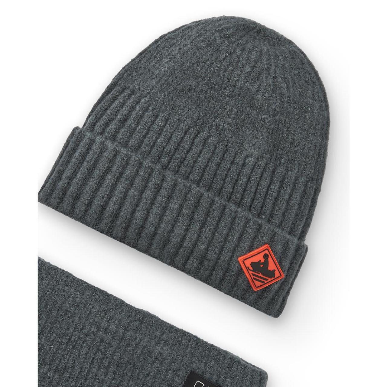 Σετ σκούφος 2 τεμ αγόρι Nath-KB07A201G6-Grey φωτογραφία