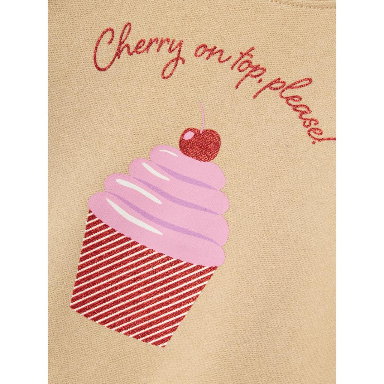 Μπλούζα φούτερ κορίτσι name it-13231112-Irish Cream φωτογραφία