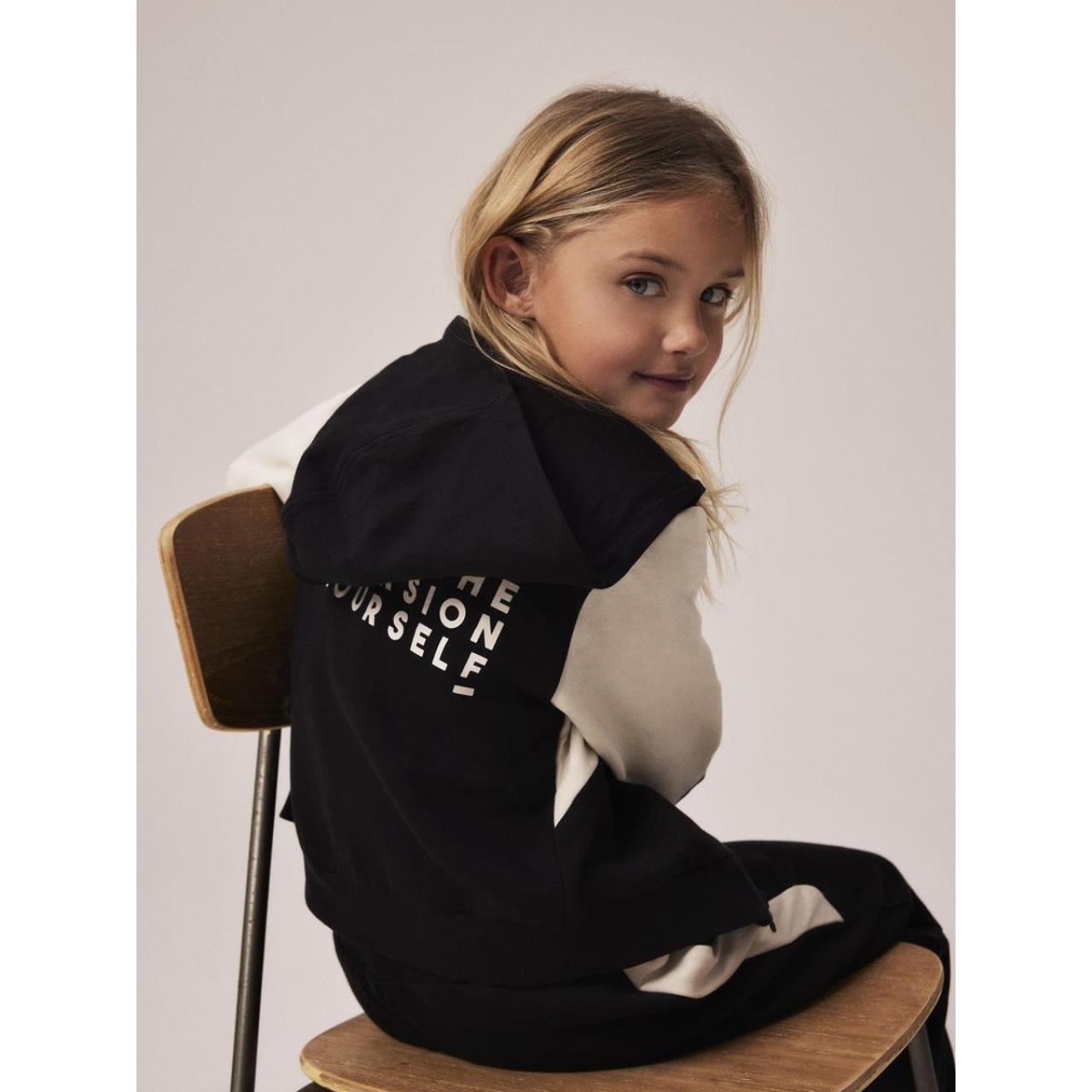 Ζακέτα φούτερ κορίτσι name it-13233208-Black φωτογραφία