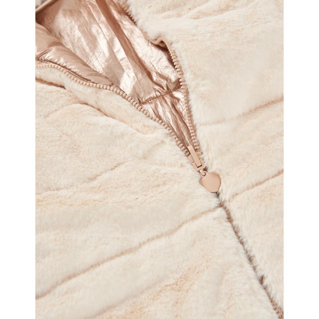 Μπουφάν διπλής όψης μπεμπέ κορίτσι-LOSAN-LBGAP0101_24003-BEIGE φωτογραφία